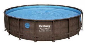 Bestway Bestway Power Steel Swim Vista fmvzas medence szett (rattan hats) 549122 cm, 56977