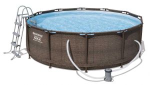 Bestway Bestway Mykonos Lux fmvzas medence szett (rattan hats) 366x100 cm, FFA201, 56709