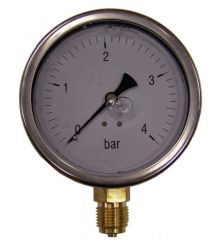 Nyomsmr ra E55 sorozat (ll, 1/2 col, 100mm, inox, glicerin)