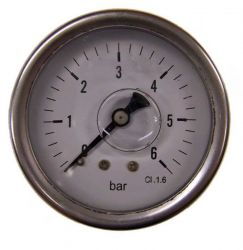 Nyomsmr ra F35 sorozat (fekv, 1/4 col, 63mm, inox, glicerin)